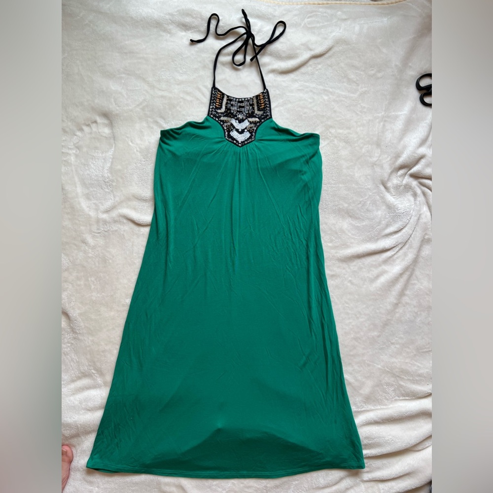 ana boho halter dress